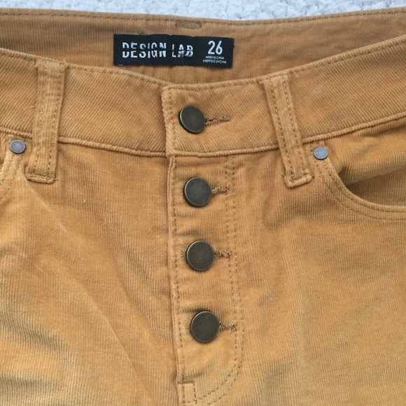 Design Lab Skinny Golden Nugget Corduroy Pants - Picture 1 of 9